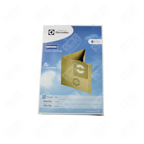 SET OF 5 BAGS E47N VACUUM CLEANER  - 9001959593