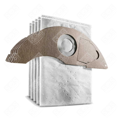 LOT DE 5 SACS EN FLEECE VACUUM CLEANER  - 2.889-217.0, 28892170