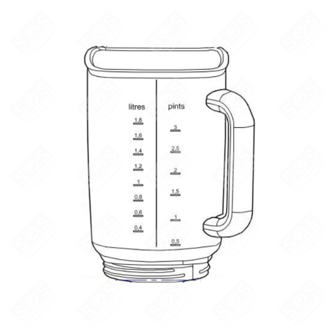 1.2L BLENDER JAR BLENDER - 506981