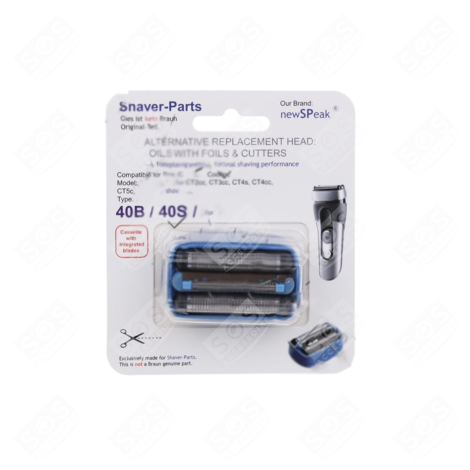 TÊTE DE RASAGE COOLTEC  40B ELECTRIC SHAVER - 81671689