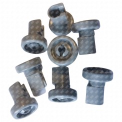 Set of 8 upper basket wheels