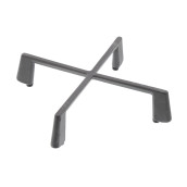 Triple crown burner grate