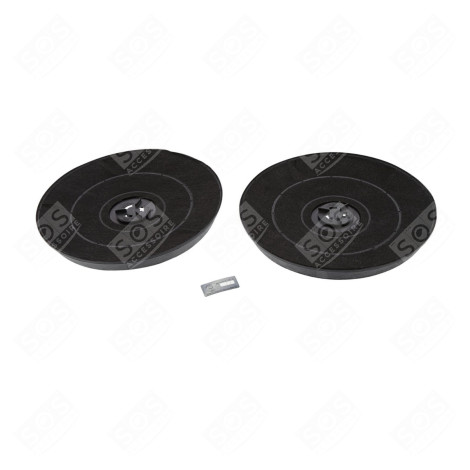 SET OF 2 ORIGINAL CHARCOAL FILTERS EFF58 - MCFE27 EXTRACTOR HOOD - 9029801264, 9029866002