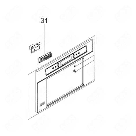 CONTROL BOARD GAS / ELECTRIC OVENS - 482000098772