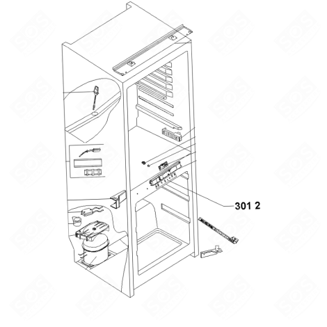 DECORATIVE PLATE REFRIGERATOR, FREEZER - 481010454865