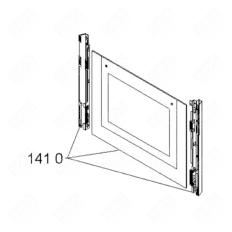 PORTE COMPLÈTE GAS / ELECTRIC OVENS - 481010343453
