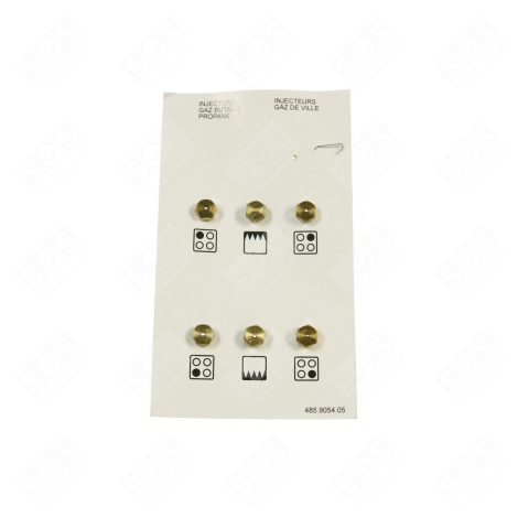 SET OF BUTANE PROPANE GAS INJECTORS G30 GAS / ELECTRIC OVENS - 4431910058