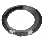 Spacer piece, porthole frame