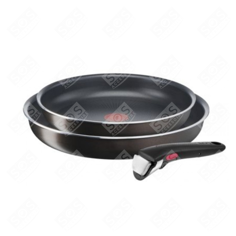 INGENIO UNLIMITED FRYING PAN SET WITH REMOVABLE HANDLE 22/26CM STEAMER - 0067514