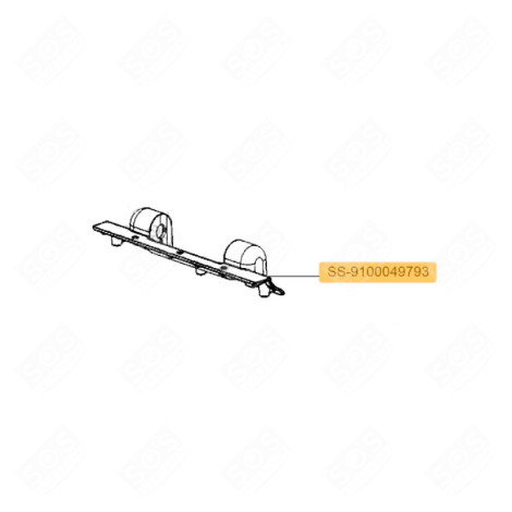 CHARNIÈRE INFÉRIEURE WAFFLE, TOASTED SANDWICH MAKER - SS-9100049793, SS9100049793