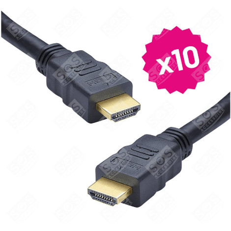 LOT DE 10 CÂBLES HDMI (1.5M) TELEVISIONS / TVS - HDMI150