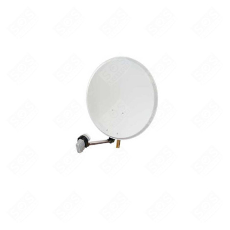 WHITE STEEL SATELLITE DISH 60CM TELEVISIONS / TVS - KIT60AC3