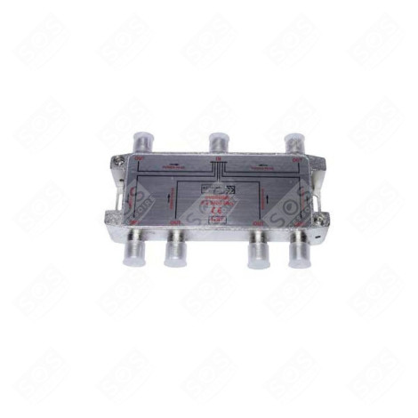 TV SPLITTER 6-WAY TELEVISIONS / TVS - REP6S