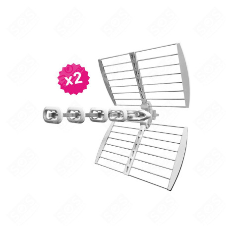 LOT DE 2 ANTENNES UHF VIRGO4 TELEVISIONS / TVS - VIRGO4X2
