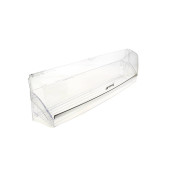 Door shelf with flap