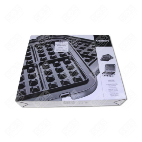 SET OF 2 WAFFLE PLATES WAFFLE, TOASTED SANDWICH MAKER - GR030E