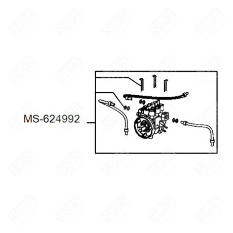 VALVE WITH HOSE COFFEE MAKER, ESPRESSO - MS-624992, MS624992
