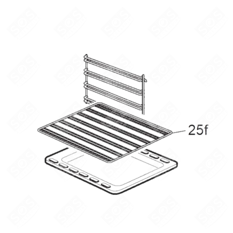 GRID (REFERENCE 25F) GAS / ELECTRIC OVENS - 70039962