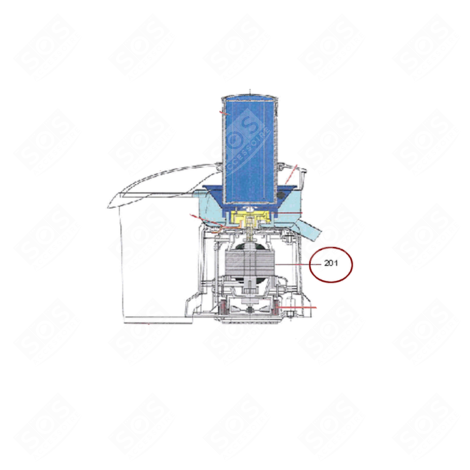MOTOR FOOD PROCESSOR - 500592466