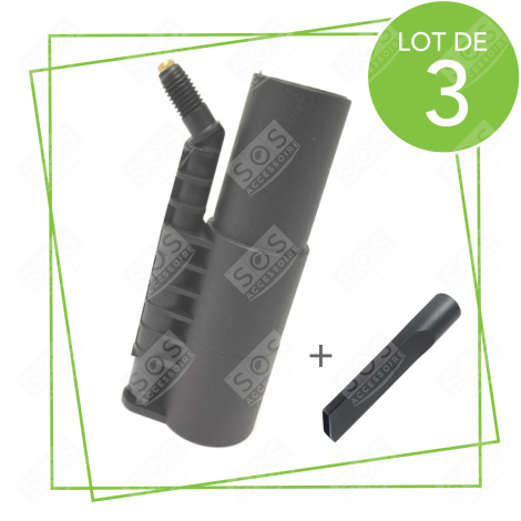 SET OF 3 HIGH PRESSURE NOZZLES 120° WITH 1 FLAT NOZZLE STEAM CLEANER - M0007065