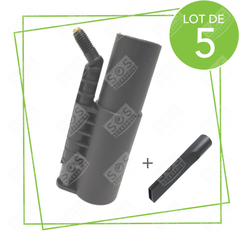 SET OF 5 HIGH PRESSURE NOZZLES 120° WITH 1 FLAT NOZZLE STEAM CLEANER - M0007065