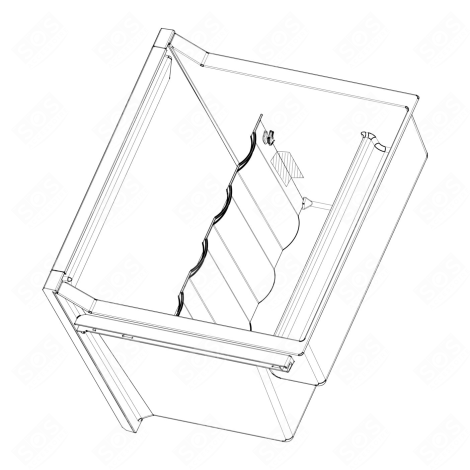 VEGETABLE DRAWER REFRIGERATOR, FREEZER - 8582265426485