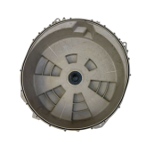 Rear half of drum with bearings