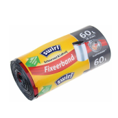 Trash bags with fastening ties 60L 10pcs