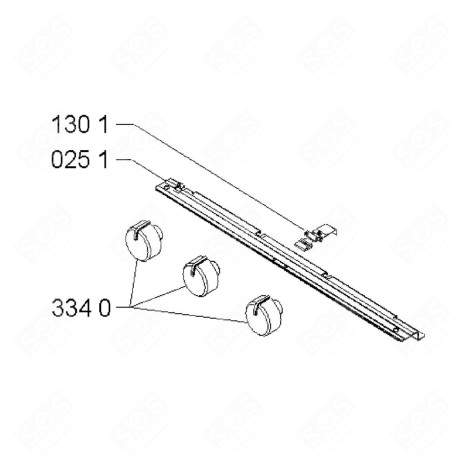 CHILD SAFETY (MARKER 1301) GAS / ELECTRIC OVENS - 481241738025, C00493532