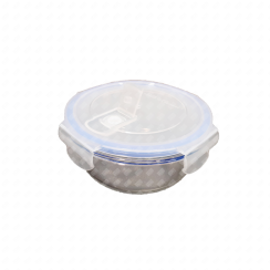 Round glass box 650ml