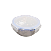 Round glass box 650ml
