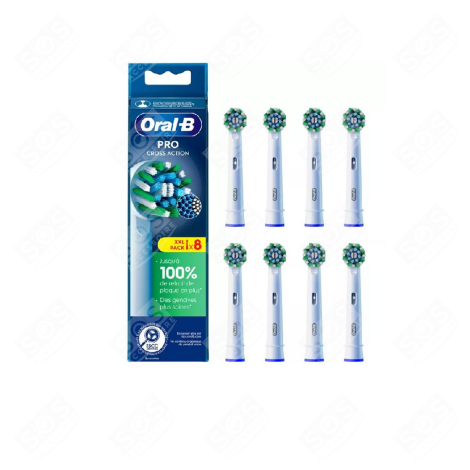 ORIGINAL CROSS ACTION PRO X8 BRUSH HEADS ELECTRIC TOOTHBRUSH  - 8006540895979