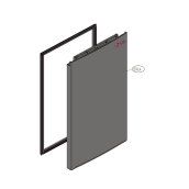 Refrigerator door (reference 231A)