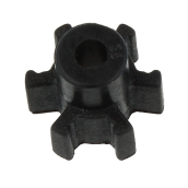 Rubber coupling shaft tip