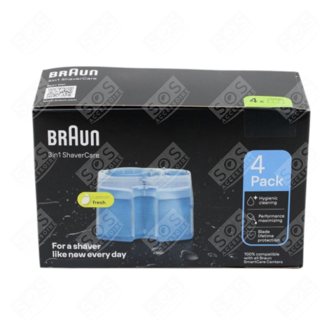 ORIGINAL RAZOR CLEANING GEL X4 SHAVER, BEARD TRIMMER - 4987176176691