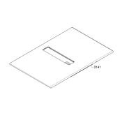 Glass-ceramic surface (reference 0141)