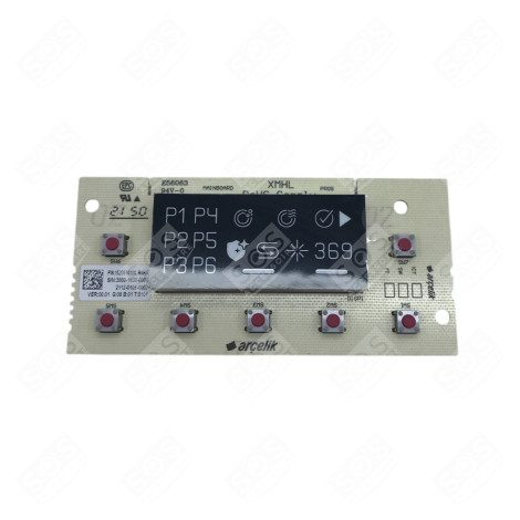 ELECTRONIC BOARD, DISPLAY MODULE DISHWASHER - 1520510100