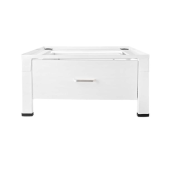 Washing machine pedestal with drawer