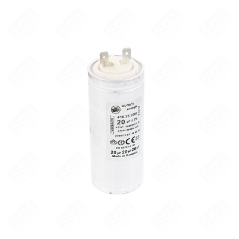ORIGINAL CAPACITOR 20 MF TUMBLE DRYER - 1240344760