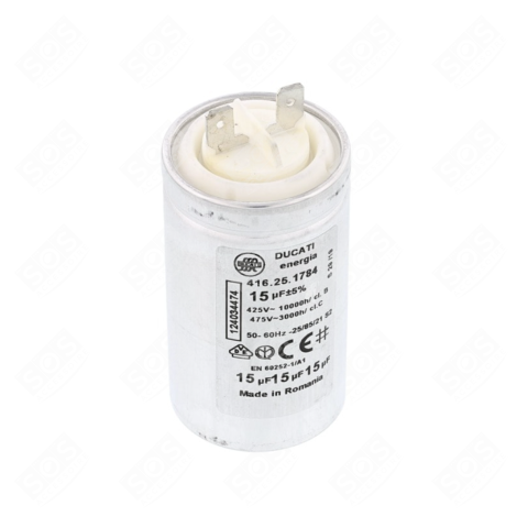 ORIGINAL COLLAR CAPACITOR 15 F TUMBLE DRYER - 1240344745