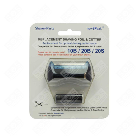 RAZOR BLADE AND GRILLE ELECTRIC SHAVER - AA