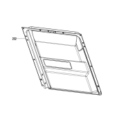 Inner Door with Bottom Seal (reference 202)