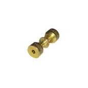 Original brass straight connector