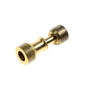 Original reduced brass straight connector