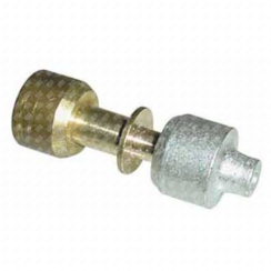 Original reduced brass straight connector
