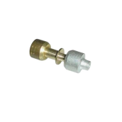 Original reduced brass straight connector