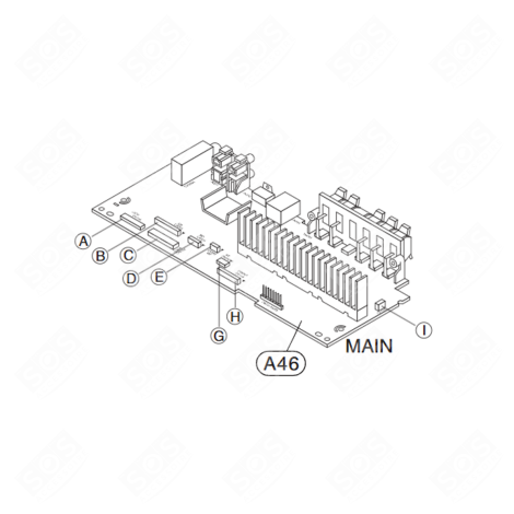 MAIN BOARD (REFERENCE A46) HOME CINEMA, DVD, BLU-RAY PLAYER - EBR84304269