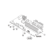 Main board (reference A46)