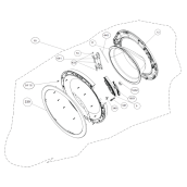 Complete door porthole (reference 10)