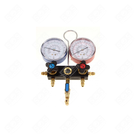 ORIGINAL 4-WAY MANIFOLD WITH 2 GAUGES ACCESSORIES AND MAINTENANCE  - L13001562